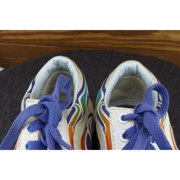 VANS Youth Girls Shoes Size‎ 1 M Beige Skateboarding Fabric - Picture 3 of 8